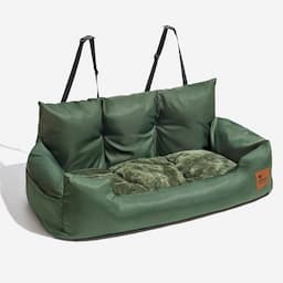 Dog Bed Car Seat, Super Waterproof Olive Green